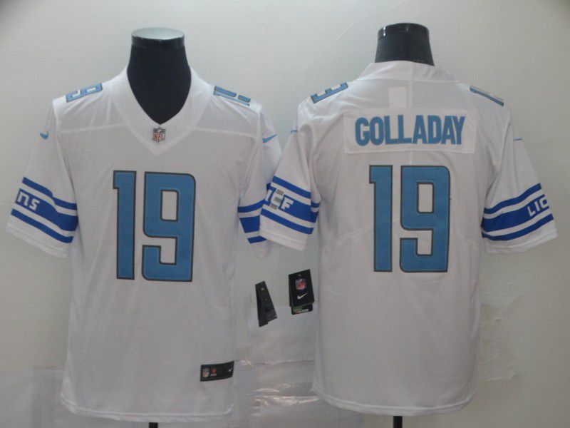 Men Detroit Lions #19 Golladay White Nike Vapor Untouchable Limited Player NFL Jerseys